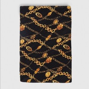 Zara chain print scarf